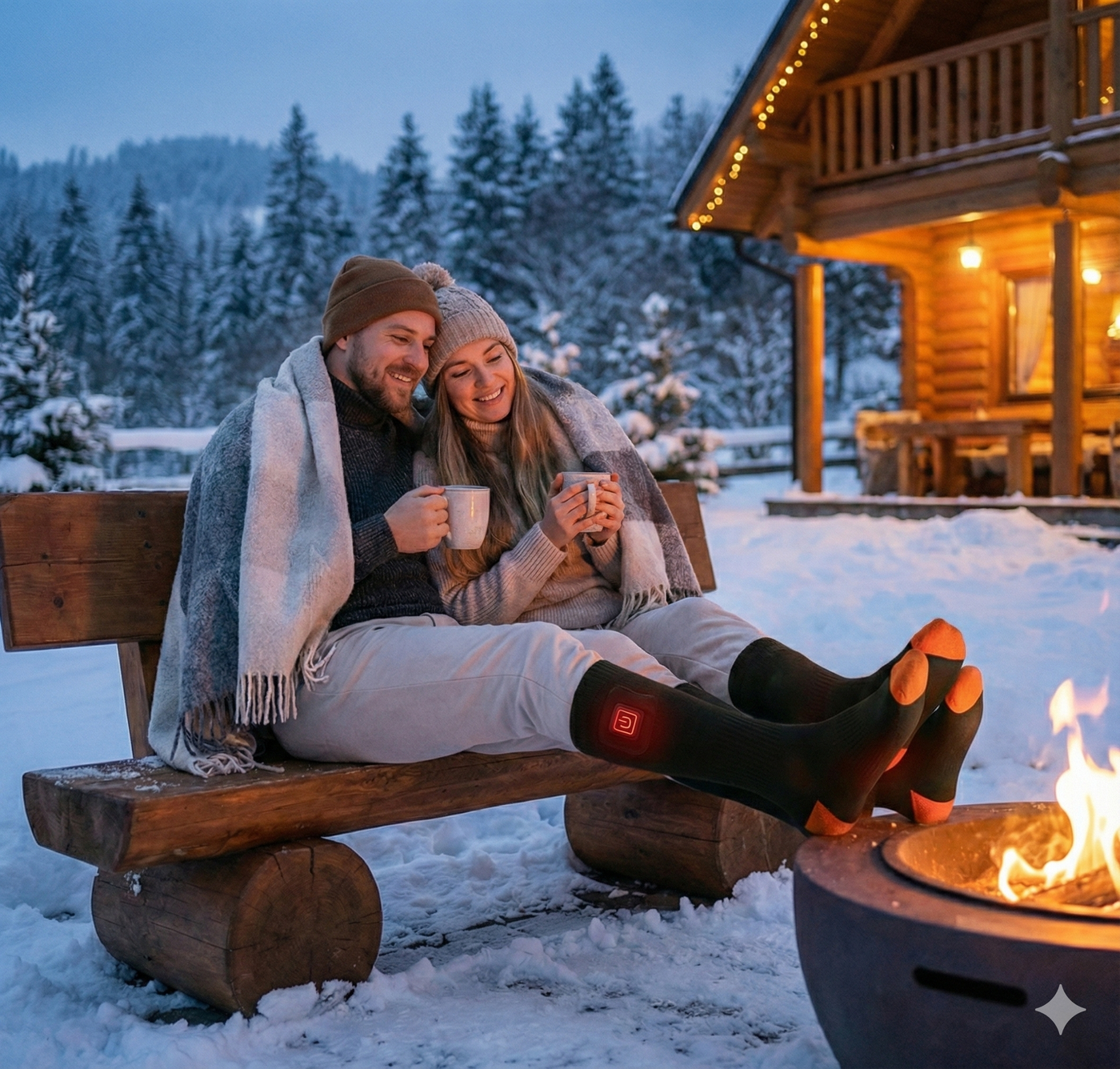 ThermoWalk™ Pro - Calze Termiche Riscaldanti a Batteria (Fino a 8 Ore di Calore)