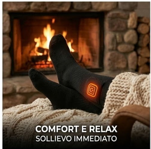 ThermoWalk™ Pro - Calze Termiche Riscaldanti a Batteria (Fino a 8 Ore di Calore)